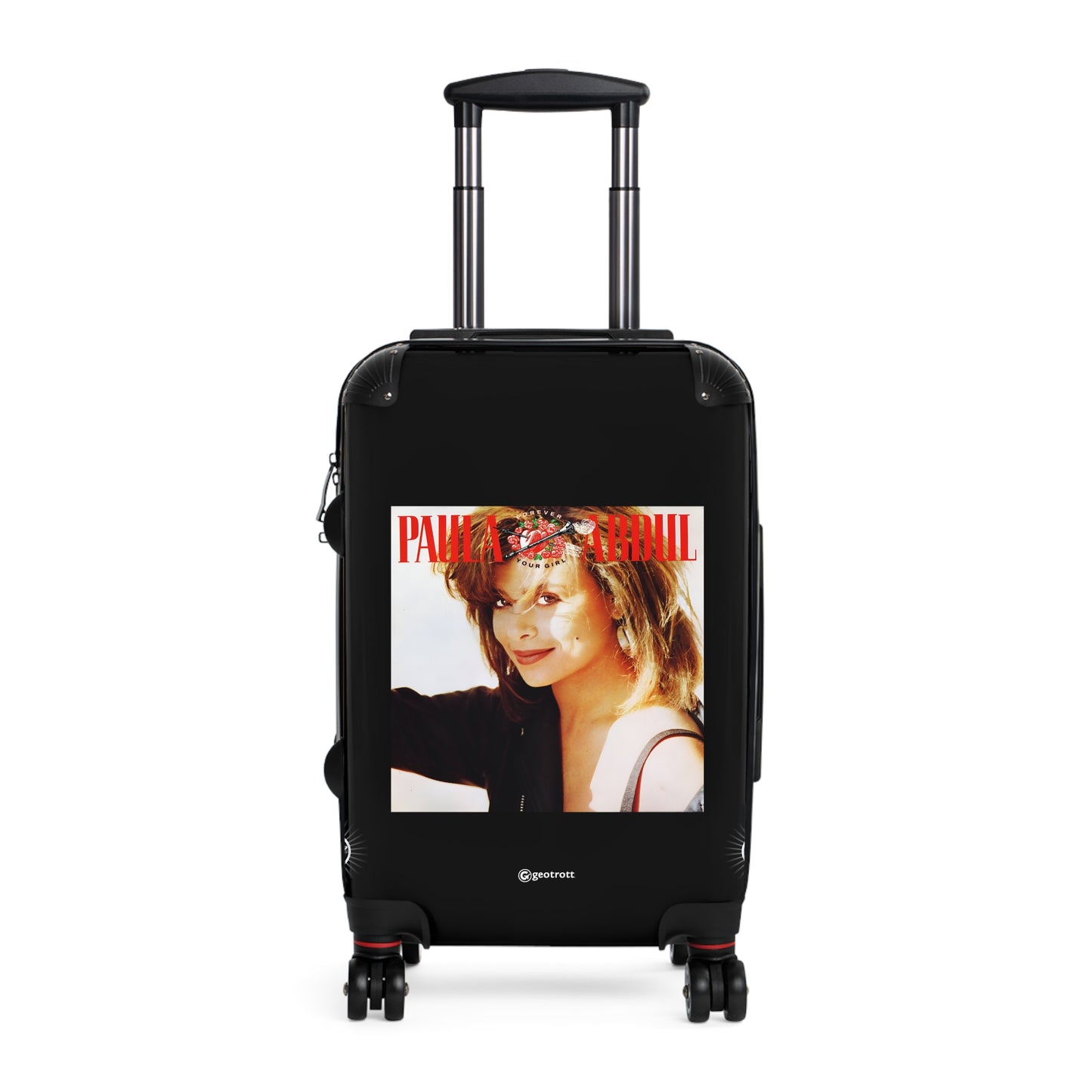 Paula Abdul Forever Your Girl Eighties Music Album Luggage Bag Rolling Suitcase Spinner