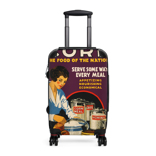 Poster-showing-a-woman-serving-muffins-pancakes-and-grits-giga