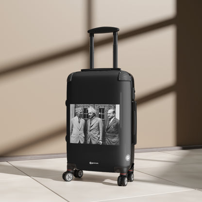 Einstein with colleagues Eisenhart and Mayer 20TH CENTURY Photos Luggage Bag Rolling Suitcase Spinner