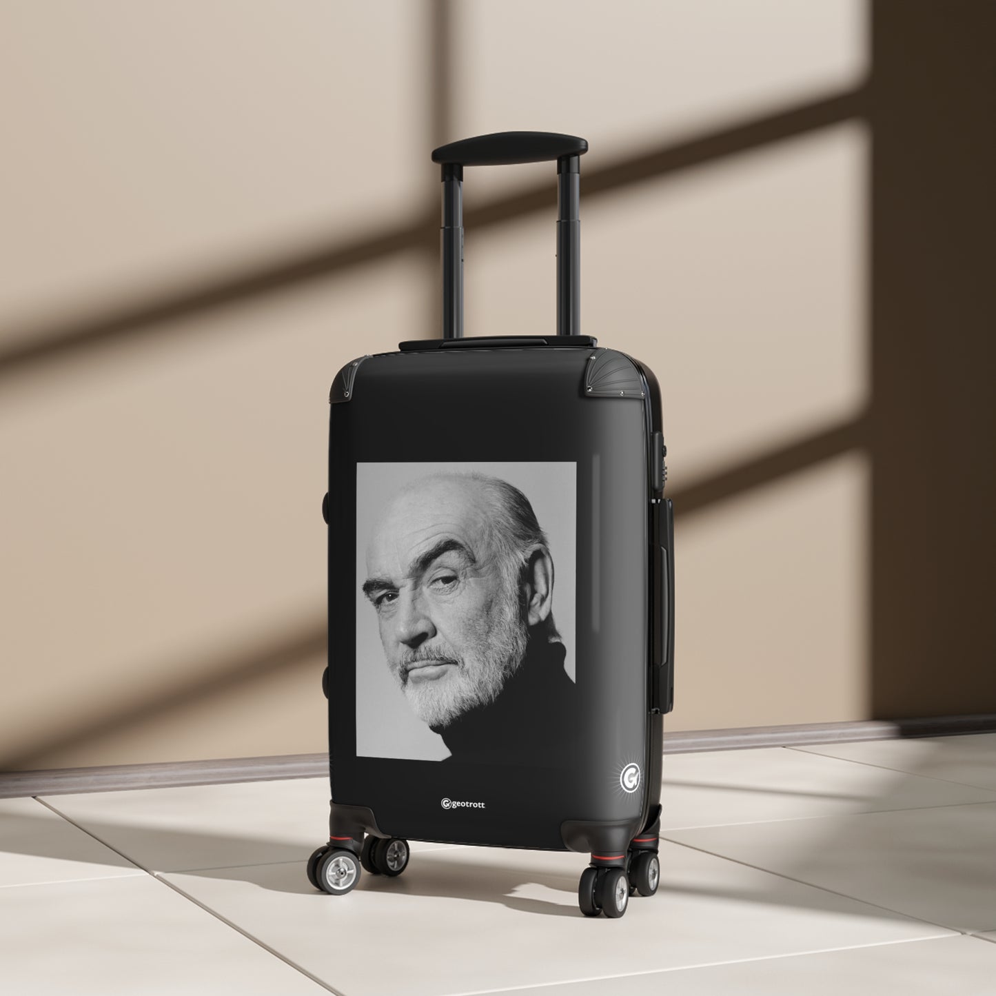 Sir Thomas Sean Connery Scottish Actor James Bond 20TH CENTURY Photos Luggage Bag Rolling Suitcase Spinner