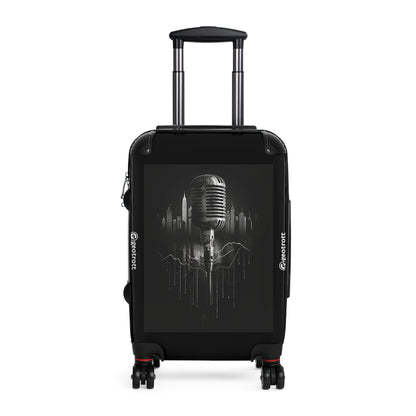 THE A classic microphone with sound waves forming a cit 0c0c3392 29a9 4ebc b33e 11acef531cb0 2