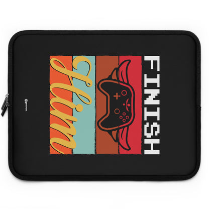 Finish Him 2 Gamer Gaming Lightweight Smooth Neoprene Laptop Sleeve