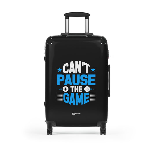 Cant Pause the Game Gamer Gaming Suitcase-Bags-Geotrott
