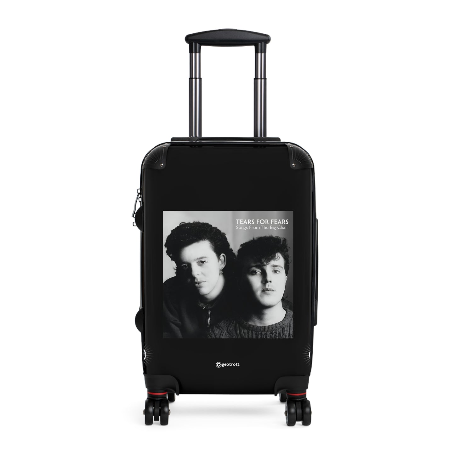 Tears from Fears Songs From the Big Chair Eighties Music Album Luggage Bag Rolling Suitcase Spinner