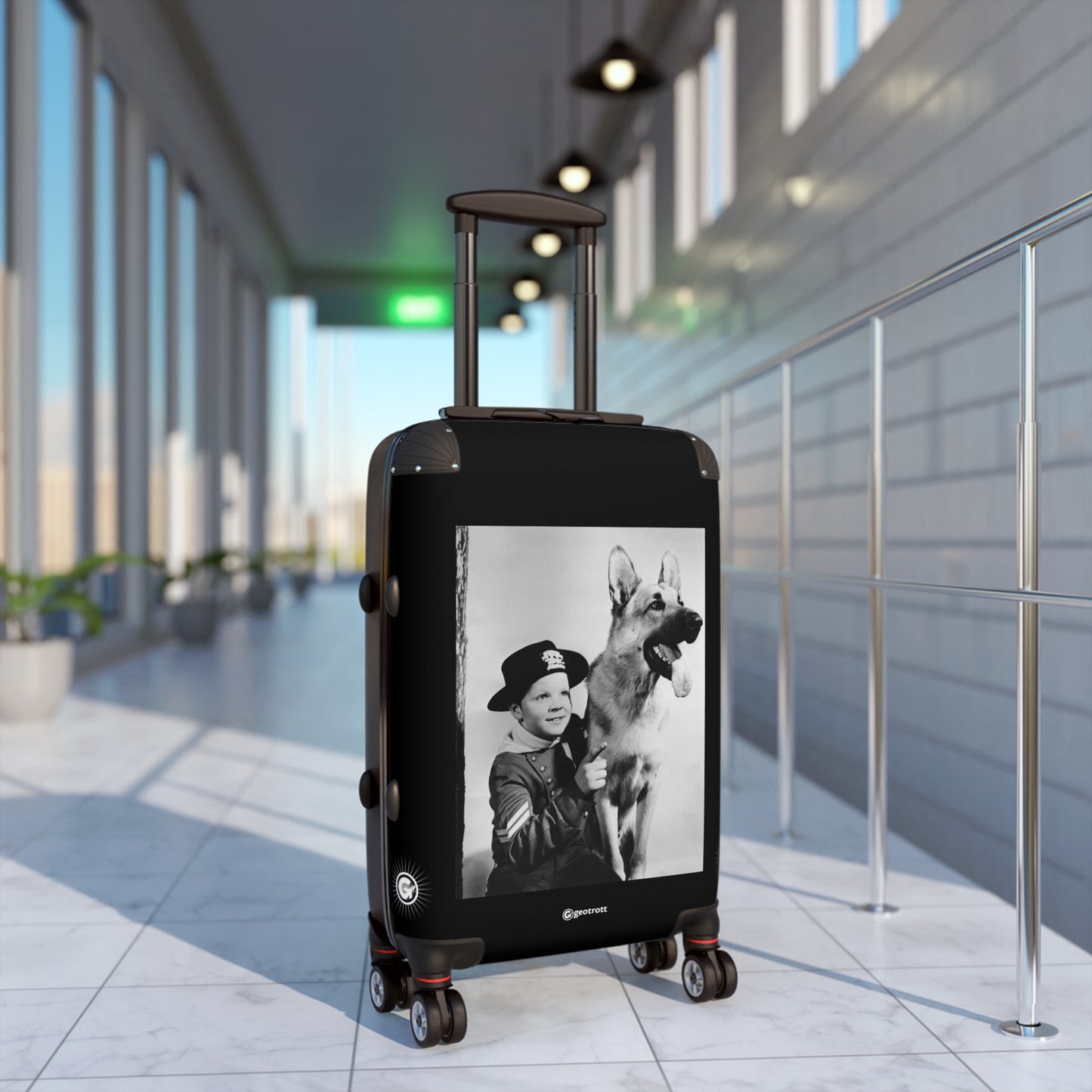 Adventures of Rin Tin Tin TV series 1954-1959 20TH CENTURY Photos Luggage Bag Rolling Suitcase Spinner