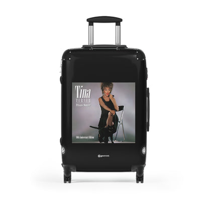 Tina Turner Private Dancer Eighties Music Album Luggage Bag Rolling Suitcase Spinner