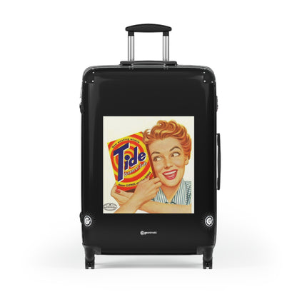 TIDE Laundry Detergent Oceans Of Suds Vintage Posters Retro Ad Luggage Bag Rolling Suitcase Spinner