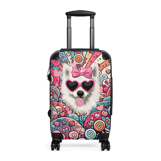 Candy Chihuahua Paws Adventure Luggage Bag Rolling Suitcase Spinner