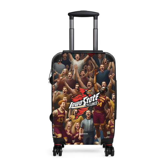 Iowa State Cyclones Men's Basketball Team Luggage Bag Rolling Suitcase Spinner