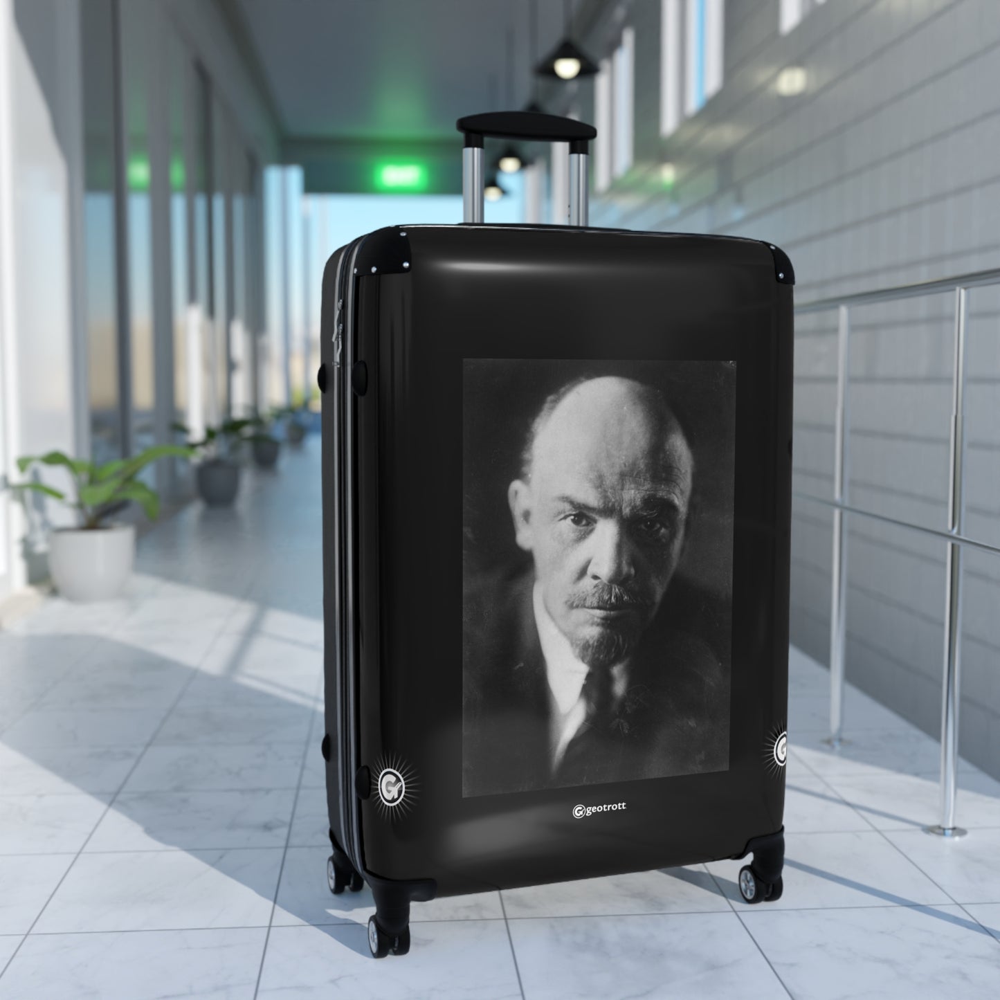 Portrait of Lenin 1970 20TH CENTURY Photos Luggage Bag Rolling Suitcase Spinner