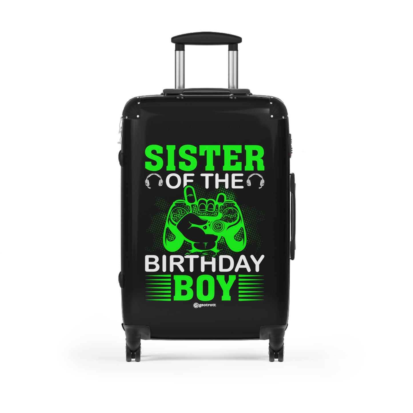 Sister of the Birthday Boy Gamer Gaming Suitcase-Suitcase-Geotrott