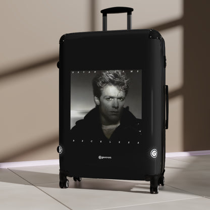 Bryan Adams Reckless Eighties Music Album Luggage Bag Rolling Suitcase Spinner