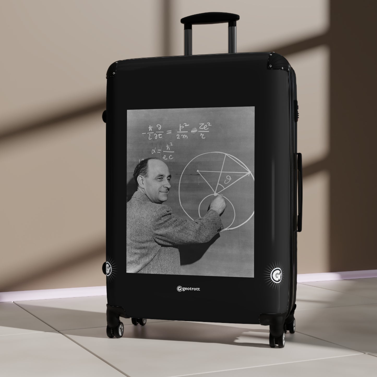 Enrico Fermi Paradox Italian and naturalized American physicist 20TH CENTURY Photos Luggage Bag Rolling Suitcase Spinner