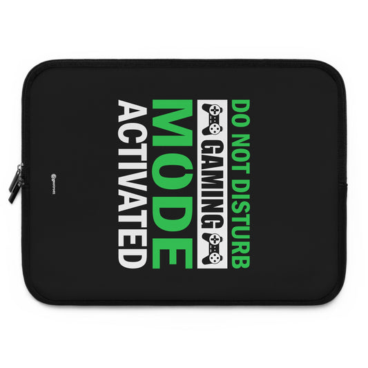 Do Not Disturb Gaming Mode Activated Gamer Gaming Lightweight Smooth Neoprene Laptop Sleeve