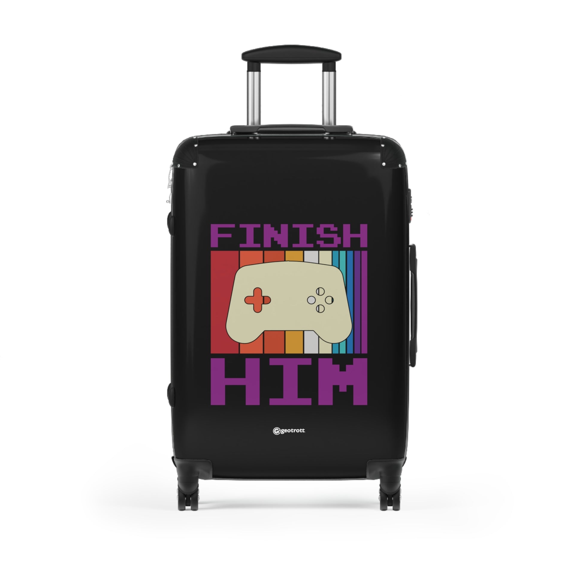 Finish Him Gamer Gaming Suitcase-Bags-Geotrott
