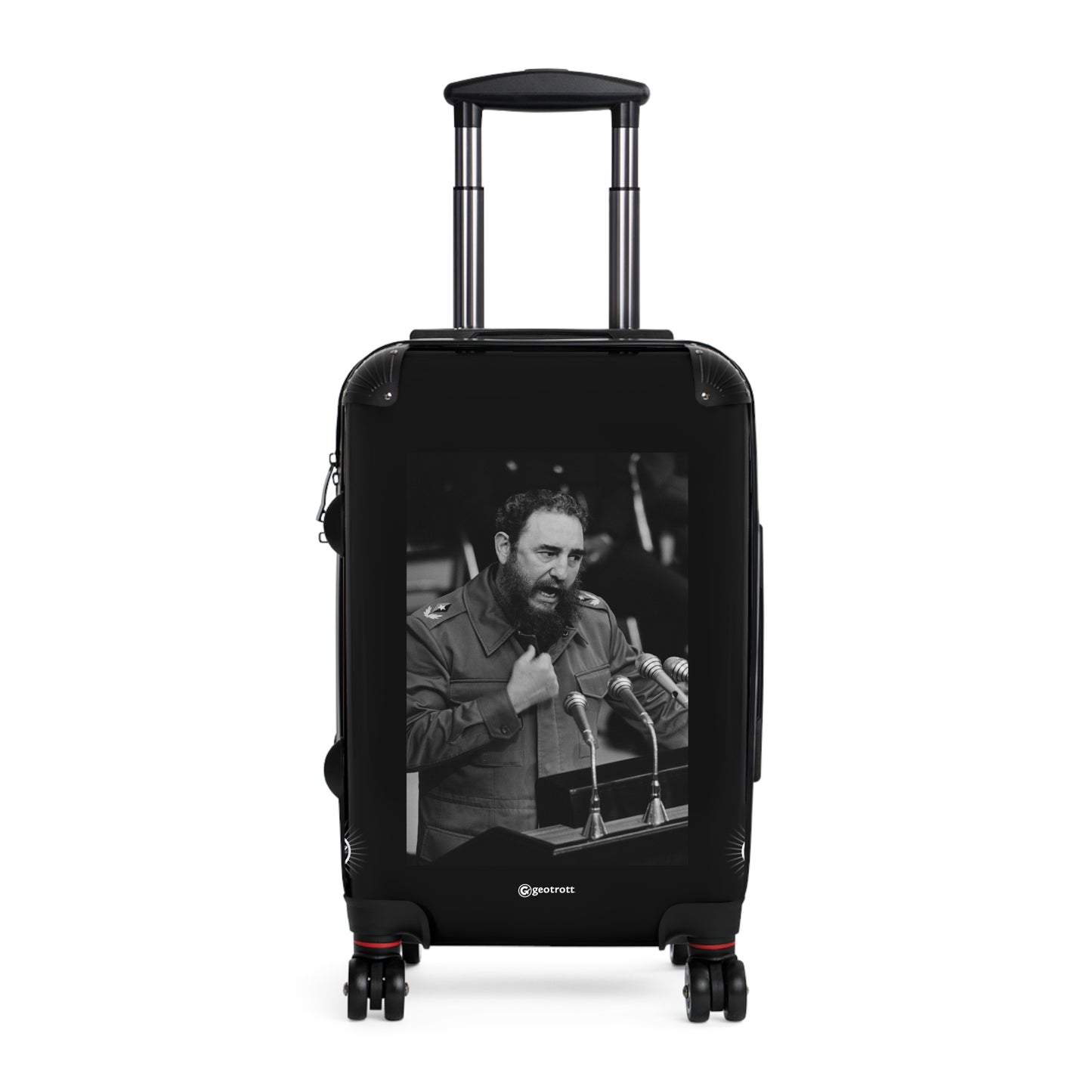 Fidel Alejandro Castro Ruz Cuban President 20TH CENTURY Photos Luggage Bag Rolling Suitcase Spinner