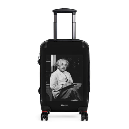 Albert Einstein two days before turning 65  20TH CENTURY Photos Luggage Bag Rolling Suitcase Spinner