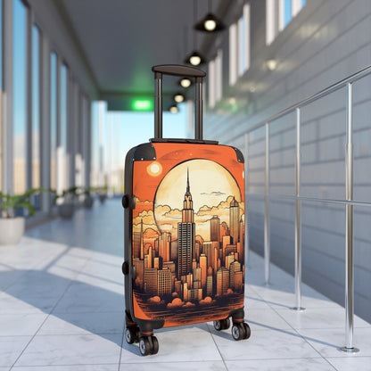 Vintage Poster city skyline iconic landmarks sunset hues m 02a7ed47-5199-4c24-aa52-6d9d962df789 1