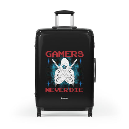 Gamers Never Die 3 Gamer Gaming Suitcase-Bags-Geotrott