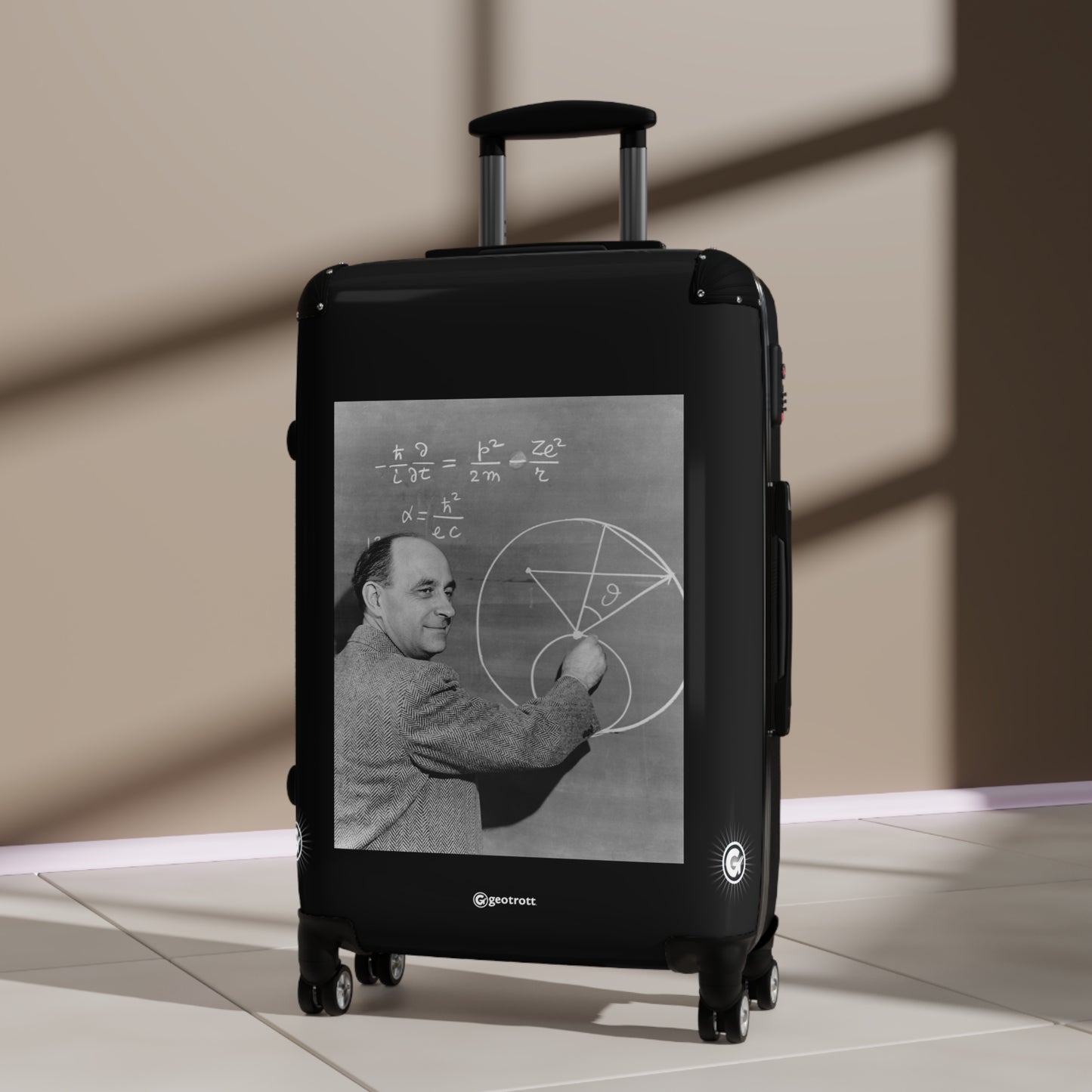 Enrico Fermi Paradox Italian and naturalized American physicist 20TH CENTURY Photos Luggage Bag Rolling Suitcase Spinner