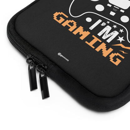 Can't hear you I'm Gaming 3 Gamer Gaming Lightweight Smooth Neoprene Laptop Sleeve