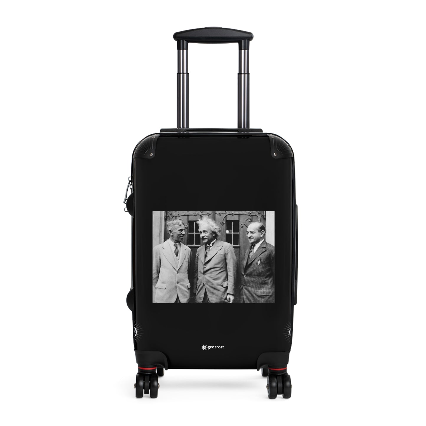 Einstein with colleagues Eisenhart and Mayer 20TH CENTURY Photos Luggage Bag Rolling Suitcase Spinner