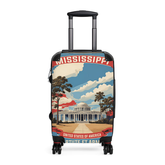 Mississippi: Land of Southern Grandeur: Vintage Travel Poster, State Capitol Artwork Vintage Travel Poster