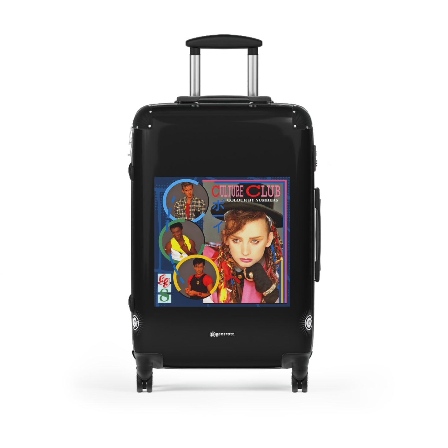 Culture Club Colour by Numbers Eighties Music Album Luggage Bag Rolling Suitcase Spinner