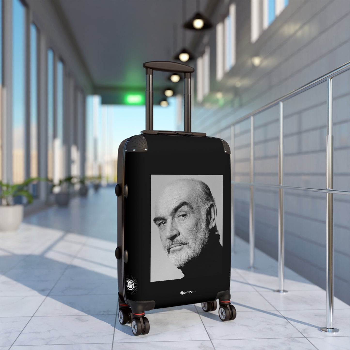 Sir Thomas Sean Connery Scottish Actor James Bond 20TH CENTURY Photos Luggage Bag Rolling Suitcase Spinner