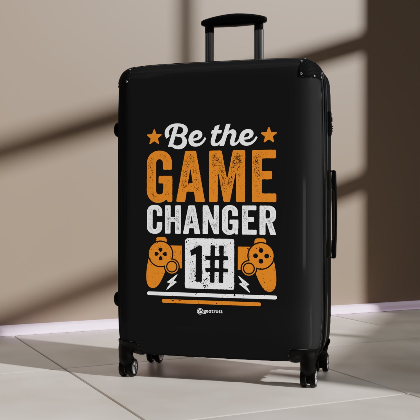 Be the Game Changer Gamer Gaming Suitcase-Bags-Geotrott