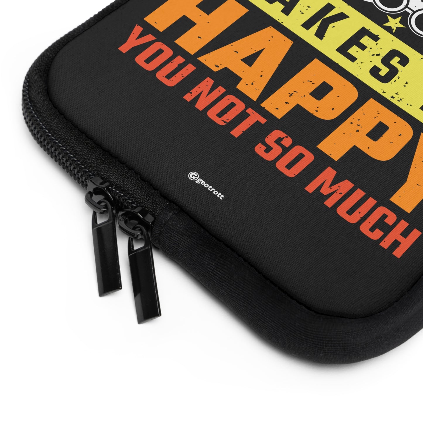 Los juegos me hacen feliz. Tú no tanto. 2 Funda para portátil de neopreno suave y ligera para juegos Gamer