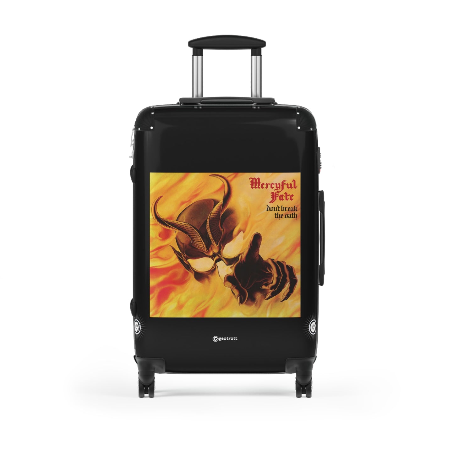 Mercyful Fate Don't Break the Oath 1984 Luggage Bag Rolling Suitcase Travel Accessories