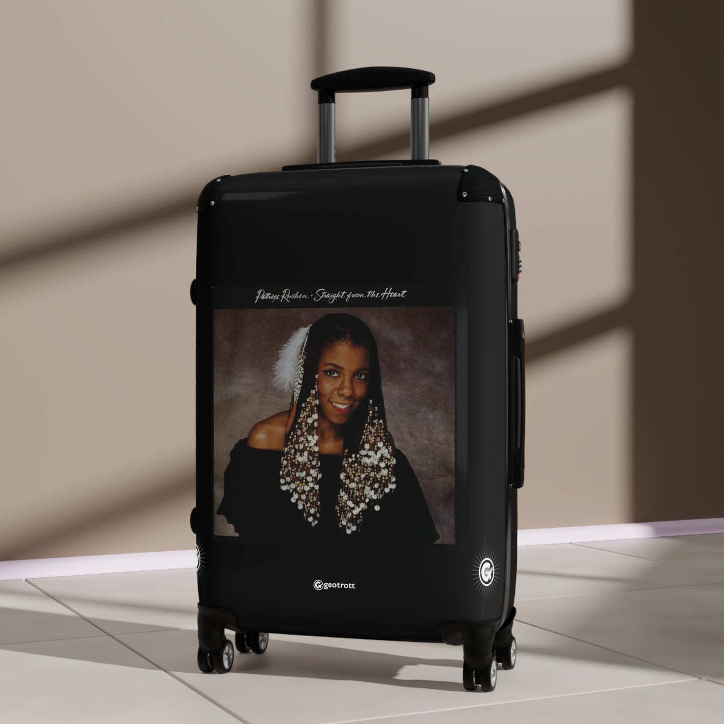 Patrice Rushen Straight From the Heart 1982 Luggage Bag Rolling Suitcase Travel Accessories