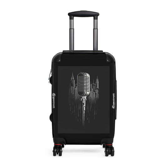 THE A classic microphone with sound waves forming a cit 0c0c3392 29a9 4ebc b33e 11acef531cb0 1