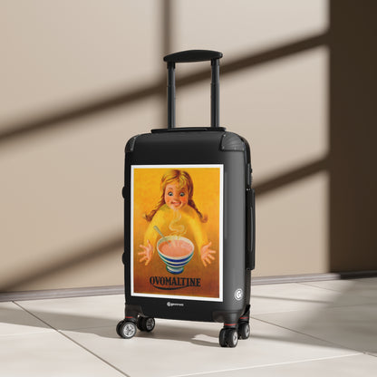 Ovomaltine Ovaltine Chocolate Malt Vintage Posters Retro Ad Luggage Bag Rolling Suitcase Spinner