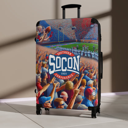 The NCAA Football Southern Collegiate Athletic Conference Luggage Bag Rolling Suitcase Spinner