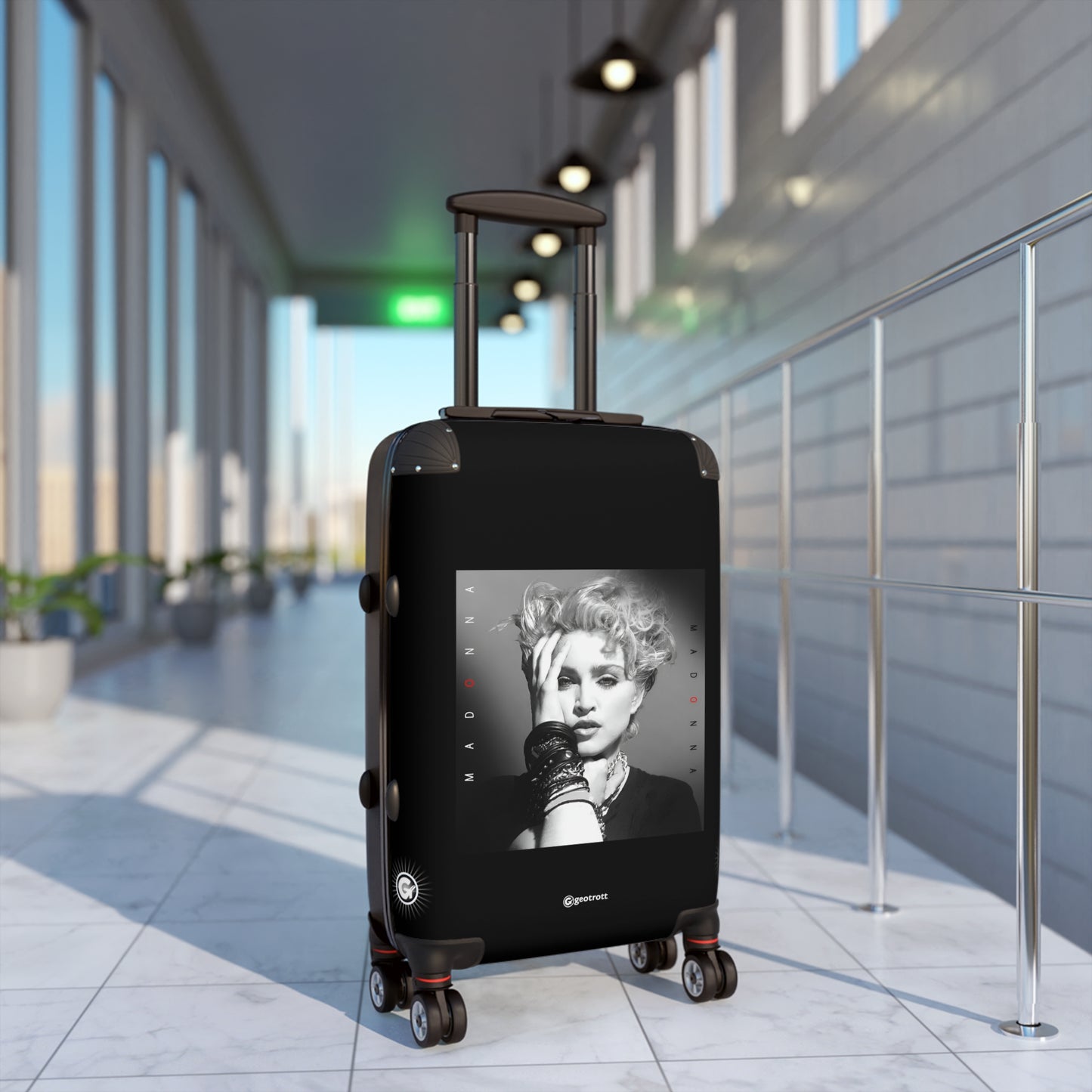 Madonna Madonna Eighties Music Album Luggage Bag Rolling Suitcase Spinner