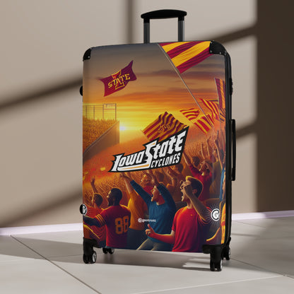 Iowa State University Cyclones College Team Luggage Bag Rolling Suitcase Spinner