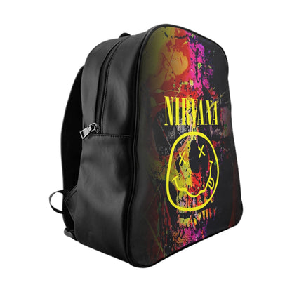 Getrott Nirvana Graffiti Backpack Padded Syntetic Leather Carry-On Travel Check Luggage 4-Wheel Spinner Suitcase Bag Multiple Colors and Sizes-Bags-Geotrott