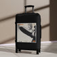 Getrott Led Zeppelin Led Zeppelin 1969 Black Cabin Suitcase Inner Pockets Extended Storage Adjustable Telescopic Handle Inner Pockets Double wheeled Polycarbonate Hard-shell Built-in Lock