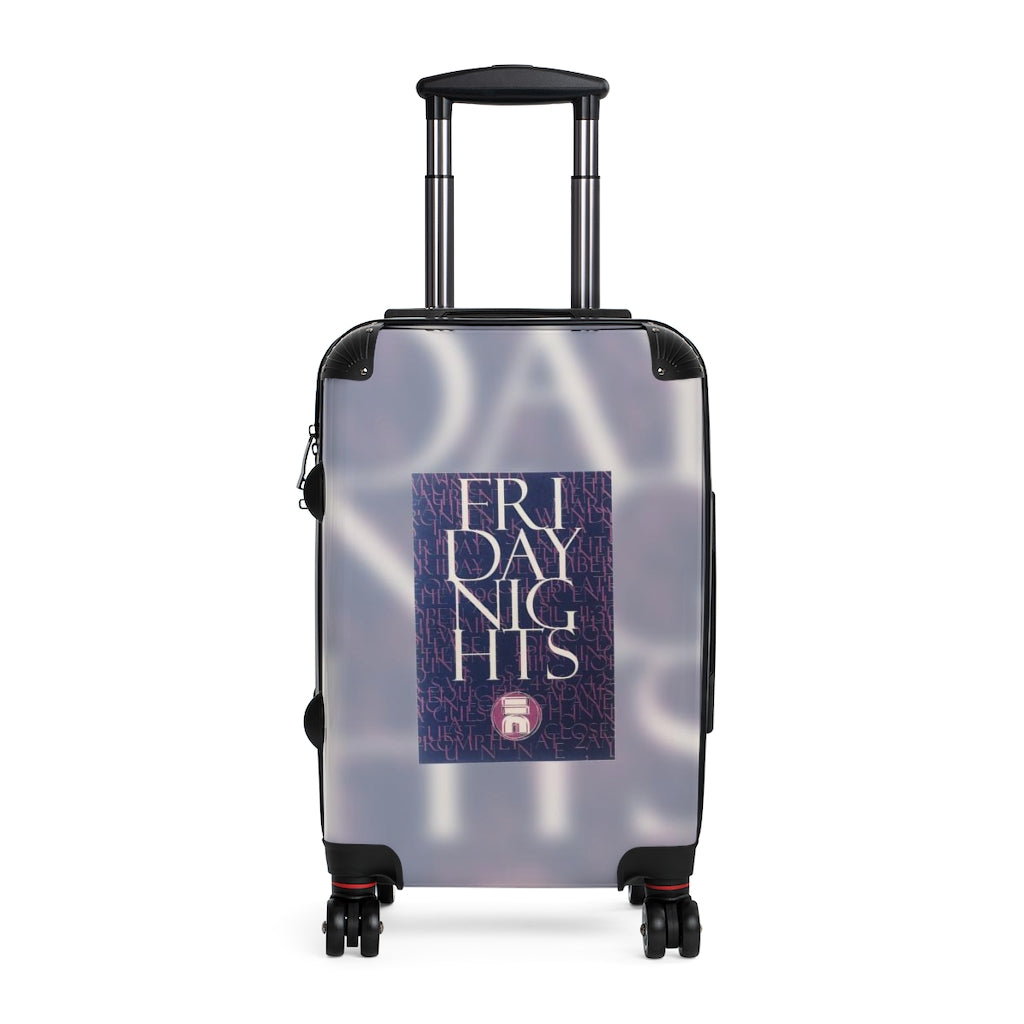Getrott Friday Nights Party at Club Tunnel NYC Cabin Suitcase Inner Pockets Extended Storage Adjustable Telescopic Handle Inner Pockets Double wheeled Polycarbonate Hard-shell Built-in Lock