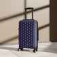 Getrott Blue Skull & Bones Pattern Black Cabbin Luggage Carry-On Travel Check Luggage 4-Wheel Spinner Suitcase Bag Multiple Colors and Sizes
