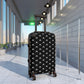 Getrott Magnum Guns Crossed Emblem Pattern Black Cabin Luggage Inner Pockets Extended Storage Adjustable Telescopic Handle Inner Pockets Double wheeled Polycarbonate Hard-shell Built-in Lock