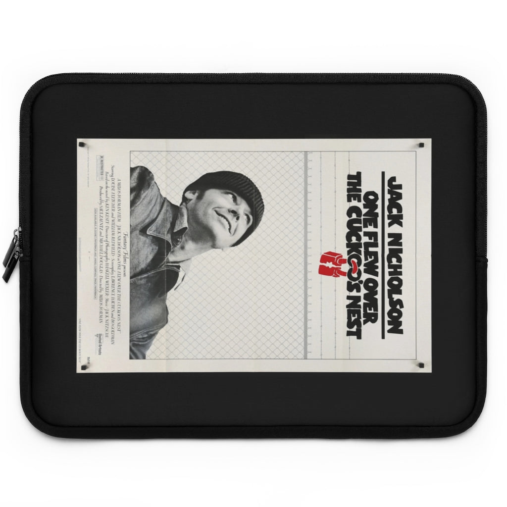 Getrott One Flew Over the Cuckoos Nest Movie Poster Laptop Sleeve