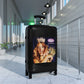 Getrott Hole Live Through This 1994 Black Cabin Suitcase Inner Pockets Extended Storage Adjustable Telescopic Handle Inner Pockets Double wheeled Polycarbonate Hard-shell Built-in Lock