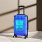 Getrott MacDaddies Nightclub Irving Place Dj Stretch Amstrong Millions of Beats Served Blue Cabin Suitcase Inner Pockets Extended Storage Adjustable Telescopic Handle Inner Pockets Double wheeled Polycarbonate Hard-shell Built-in Lock