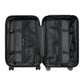 Getrott Nas Illmatic Black Cabin Suitcase Inner Pockets Extended Storage Adjustable Telescopic Handle Inner Pockets Double wheeled Polycarbonate Hard-shell Built-in Lock Carry-On Travel Check Luggage 4-Wheel Spinner Suitcase Bag Multiple Colors and Sizes