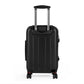 Getrott The Madonna of the Carnation by Leonardo Da Vinci Black Cabin Suitcase Inner Pockets Extended Storage Adjustable Telescopic Handle Inner Pockets Double wheeled Polycarbonate Hard-shell Built-in Lock