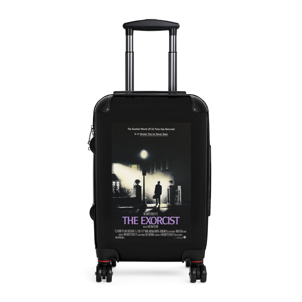 Geotrott The Exorcist Movie Poster Collection Cabin Suitcase Extended Storage Adjustable Telescopic Handle Double wheeled Polycarbonate Hard-shell Built-in Lock-Bags-Geotrott