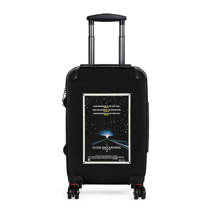 Geotrott Close Encounters of the Third Kind Movie Poster Collection Cabin Suitcase Extended Storage Adjustable Telescopic Handle Double wheeled Polycarbonate Hard-shell Built-in Lock-Bags-Geotrott